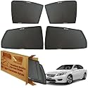 WolkomHome Car Window Sun Shade Protector Curtains Set of 4 pc for Accord
