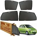 WolkomHome Car Window Sun Shade Protector Curtains Set of 4 pc for Spark