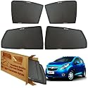 WolkomHome Car Window Sun Shade Protector Curtains Set of 4 pc for Beat