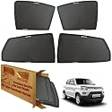 WolkomHome Car Window Sun Shade Protector Curtains Set of 4 pc for s presso