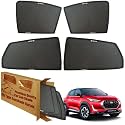 WolkomHome Car Window Sun Shade Protector Curtains Set of 4 pc for Magnite