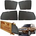 WolkomHome Car Window Sun Shade Protector Curtains Set of 6 pc for Safari Storme Set of 6