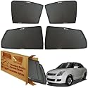 WolkomHome Car Window Sun Shade Protector Curtains Set of 4 pc for Swift Dzire Old