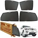 WolkomHome Car Window Sun Shade Protector Curtains Set of 4 pc for Scorpio Old