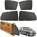 WolkomHome Car Window Sun Shade Protector Curtains Set of 6 pc for Innova 2005-2012 Set of 6