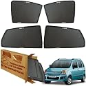 WolkomHome Car Window Sun Shade Protector Curtains Set of 4 pc for WagonR 2006-2009