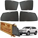 WolkomHome Car Window Sun Shade Protector Curtains Set of 4 pc for Endeavour 2017
