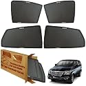 WolkomHome Car Window Sun Shade Protector Curtains Set of 6 pc for Innova 2013-2015 Set of 6