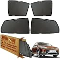 WolkomHome Car Window Sun Shade Protector Curtains Set of 4 pc for I20 Active