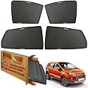 WolkomHome Car Window Sun Shade Protector Curtains Set of 4 pc for Ecosport New