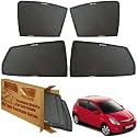 WolkomHome Car Window Sun Shade Protector Curtains Set of 4 pc for i20 Old