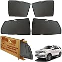 WolkomHome Car Window Sun Shade Protector Curtains Set of 6 pc for Fortuner 2015 Old Set of 6