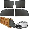 WolkomHome Car Window Sun Shade Protector Curtains Set of 4 pc for Alto