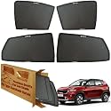 WolkomHome Car Window Sun Shade Protector Curtains Set of 4 pc for sonet