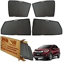 WolkomHome Car Window Sun Shade Protector Curtains Set of 4 pc for Wrv