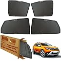 WolkomHome Car Window Sun Shade Protector Curtains Set of 4 pc for Duster2016