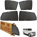 WolkomHome Car Window Sun Shade Protector Curtains Set of 4 pc for Bolero 2023