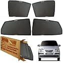 WolkomHome Car Window Sun Shade Protector Curtains Set of 4 pc for Santro