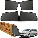 WolkomHome Car Window Sun Shade Protector Curtains Set of 4 pc for Carnival