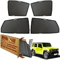 WolkomHome Car Window Sun Shade Protector Curtains Set of 6 pc for Jimny Set of 6