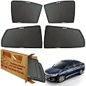 WolkomHome Car Window Sun Shade Protector Curtains Set of 4 pc for City 2017