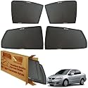 WolkomHome Car Window Sun Shade Protector Curtains Set of 4 pc for SX4