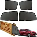 WolkomHome Car Window Sun Shade Protector Curtains Set of 4 pc for New City 2023