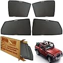 WolkomHome Car Window Sun Shade Protector Curtains Set of 2 pc for Thar 2021-23 Set of 2