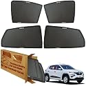 WolkomHome Car Window Sun Shade Protector Curtains Set of 4 pc for Kwid 2022