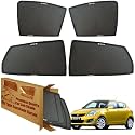 WolkomHome Car Window Sun Shade Protector Curtains Set of 4 pc for Swift Type-4
