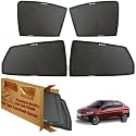 WolkomHome Car Window Sun Shade Protector Curtains Set of 4 pc for tigor