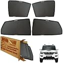 WolkomHome Car Window Sun Shade Protector Curtains Set of 4 pc for Scorpio New