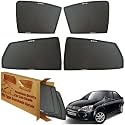 WolkomHome Car Window Sun Shade Protector Curtains Set of 4 pc for Fiesta Classic
