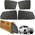 WolkomHome Car Window Sun Shade Protector Curtains Set of 4 pc for Scorpio-2008