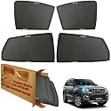 WolkomHome Car Window Sun Shade Protector Curtains Set of 4 pc for Scorpio-N 2022