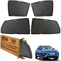 WolkomHome Car Window Sun Shade Protector Curtains Set of 4 pc for XUV400 2023