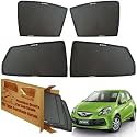 WolkomHome Car Window Sun Shade Protector Curtains Set of 4 pc for Brio