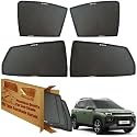 WolkomHome Car Window Sun Shade Protector Curtains Set of 4 pc for Exter