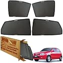 WolkomHome Car Window Sun Shade Protector Curtains Set of 4 pc for Zen