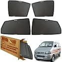 WolkomHome Car Window Sun Shade Protector Curtains Set of 4 pc for Versa