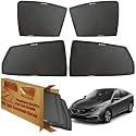 WolkomHome Car Window Sun Shade Protector Curtains Set of 4 pc for Civic 2019