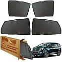 WolkomHome Car Window Sun Shade Protector Curtains Set of 4 pc for Marazzo