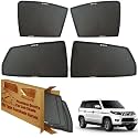 WolkomHome Car Window Sun Shade Protector Curtains Set of 4 pc for Bolero Neo 2021