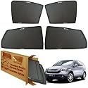 WolkomHome Car Window Sun Shade Protector Curtains Set of 4 pc for CRV