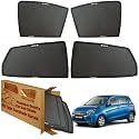 WolkomHome Car Window Sun Shade Protector Curtains Set of 4 pc for Celerio 2019