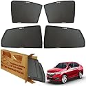 WolkomHome Car Window Sun Shade Protector Curtains Set of 4 pc for Amaze 2018
