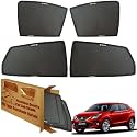 WolkomHome Car Window Sun Shade Protector Curtains Set of 4 pc for glanza