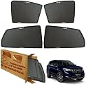WolkomHome Car Window Sun Shade Protector Curtains Set of 4 pc for XUV 700