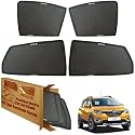 WolkomHome Car Window Sun Shade Protector Curtains Set of 4 pc for Triber