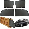 WolkomHome Car Window Sun Shade Protector Curtains Set of 4 pc for Enjoy